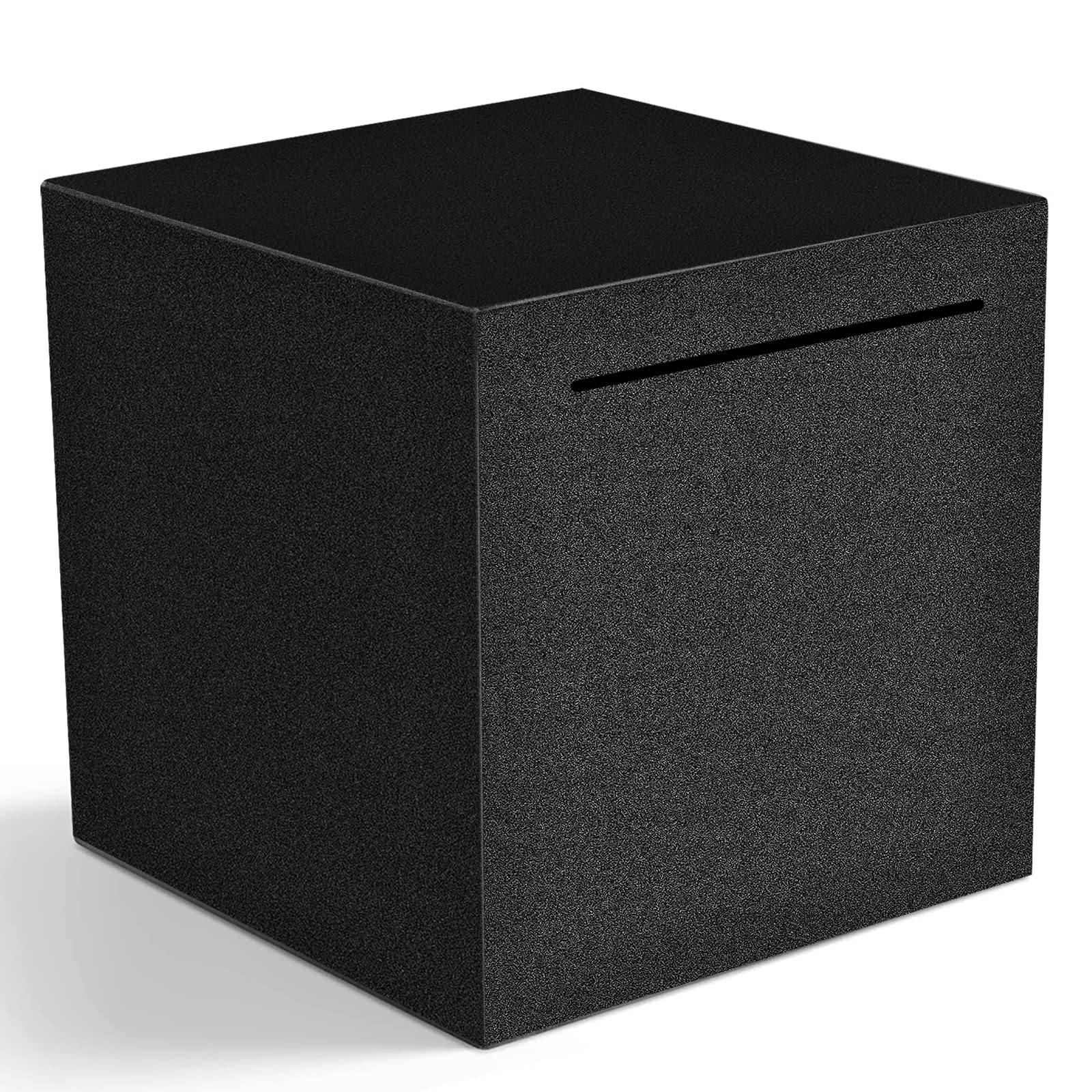 Piggy Bank for Adults Must Break to Open,Safe Box Money Savings Bank for Kids,Can Only Save The Piggy Bank That Cannot be Taken Out (Black, 7.5-inches)