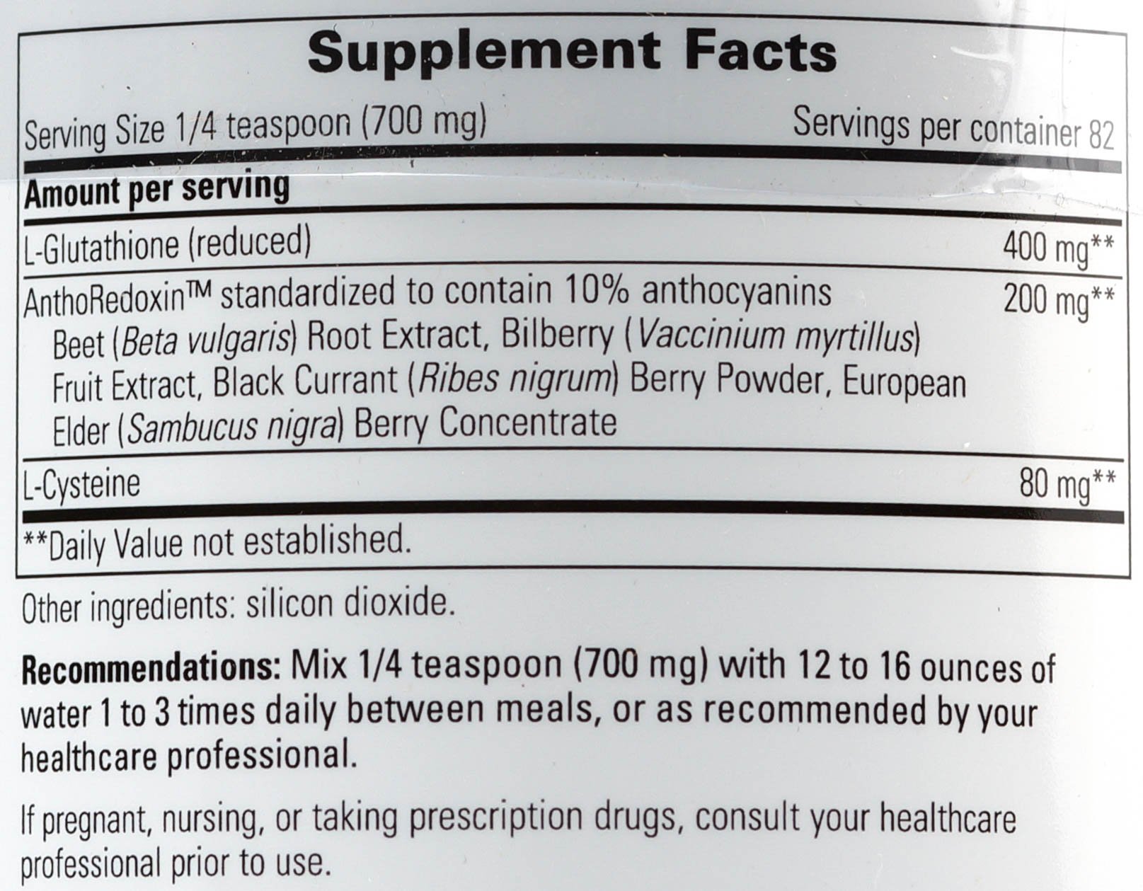 Integrative Therapeutics Recancostat Powder Stabilized Reduced Glutathione  Unflavored 57 9 | Desertcart Fiji