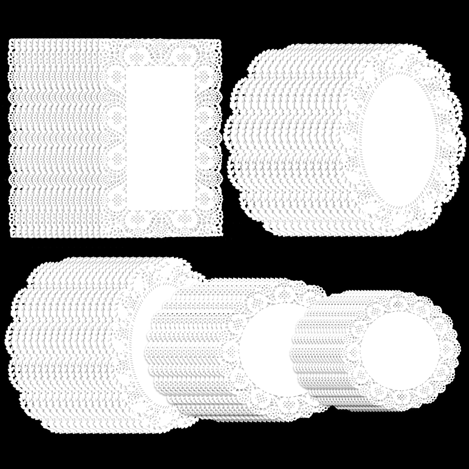 Napperons en papier jetables pour sublimer vos buffets et plateaux à dessert de fête