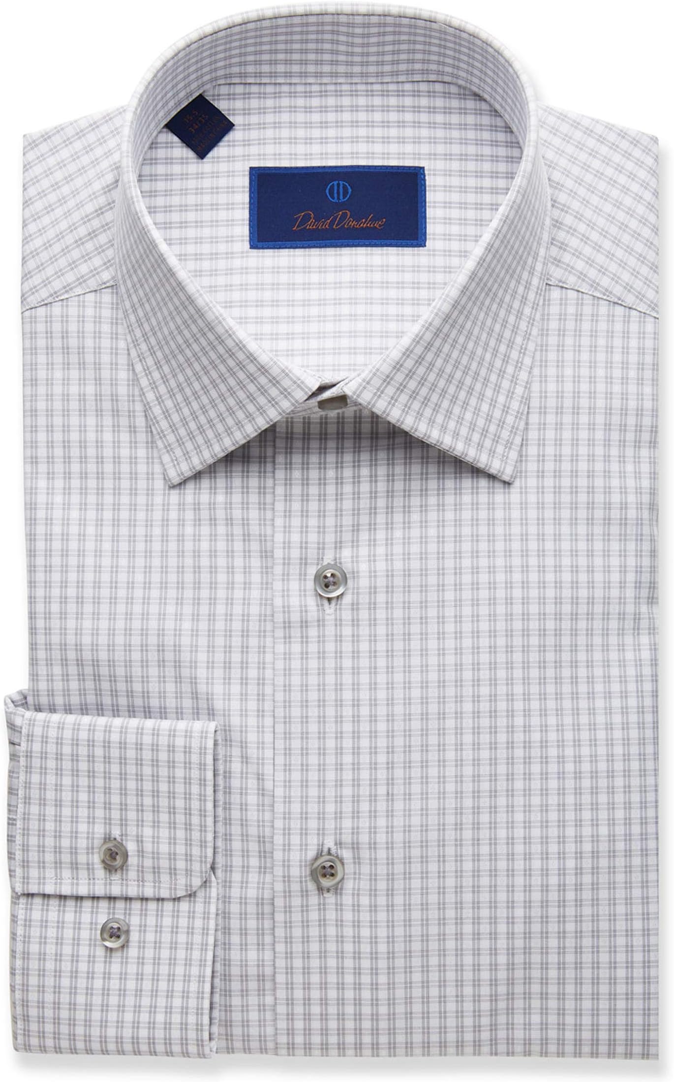 Regular Fit Open Check with Dobby Dress Shirt