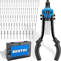 Vista 4 de AKKTOL Herramienta de tuerca de remache y pistola de remache Kit de anclaje de pared hueco y resistente