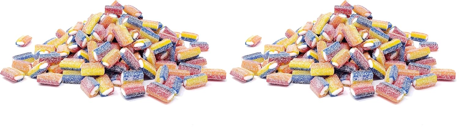 Candy Retailer Sour Rainbow Licorice Bites 1 Lb (Pack of 2)