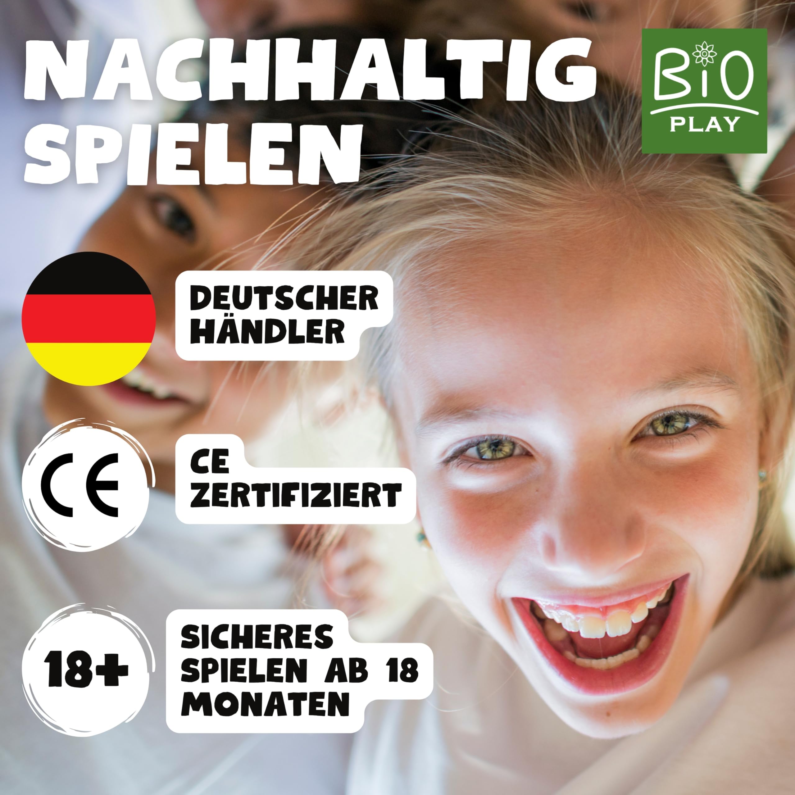 XXL Schulbus gelb | Bio Kunststoff | Nachhaltiges Spielzeug ab 18 Monate für Jungen und Mädchen | Indoor und Outdoor | Omnibus | Schülerbus