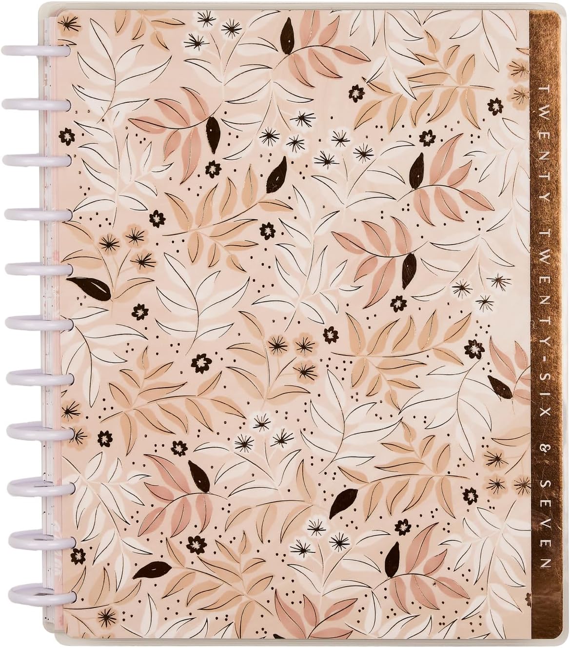 Happy Planner Disc-Bound Planner July 2026–Dec. 2027, 18-Month Planner, Big Size, 8.5" x 11", Vertical Layout, Dune Hues Leaf