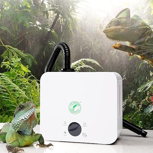 Miniatura 16 de Mister de reptiles automático, sistema silencioso de nebulización de reptiles con temporizador, humidificadores de niebla de reptiles con boquillas