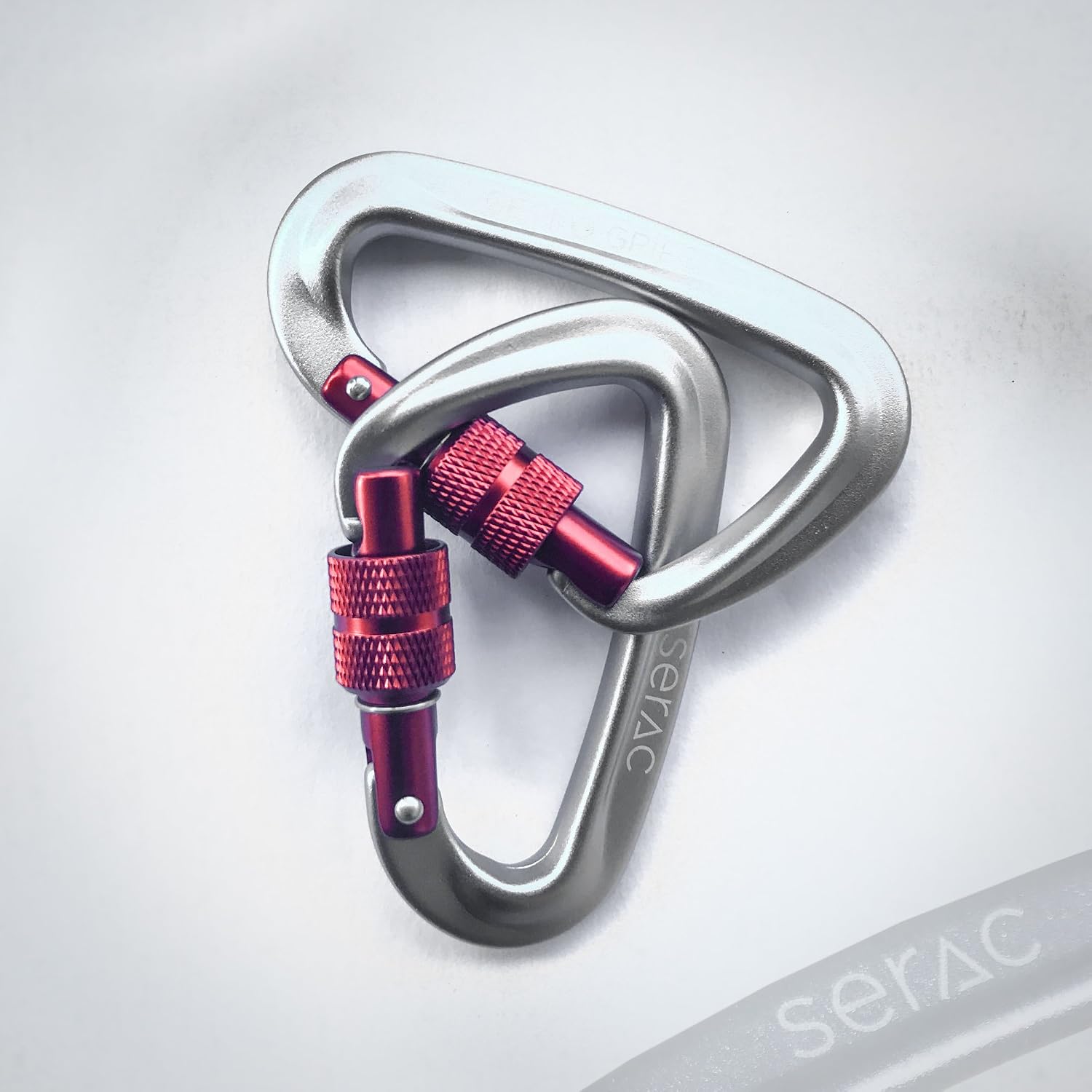 Serac #1 Ultra Strength Locking Carabiners x2 (one Pair), Ultra Durable & Strong Perfect Classic Single or Sequoia Double hammocks - Made from Ultralight Aircraft Grade Aluminum