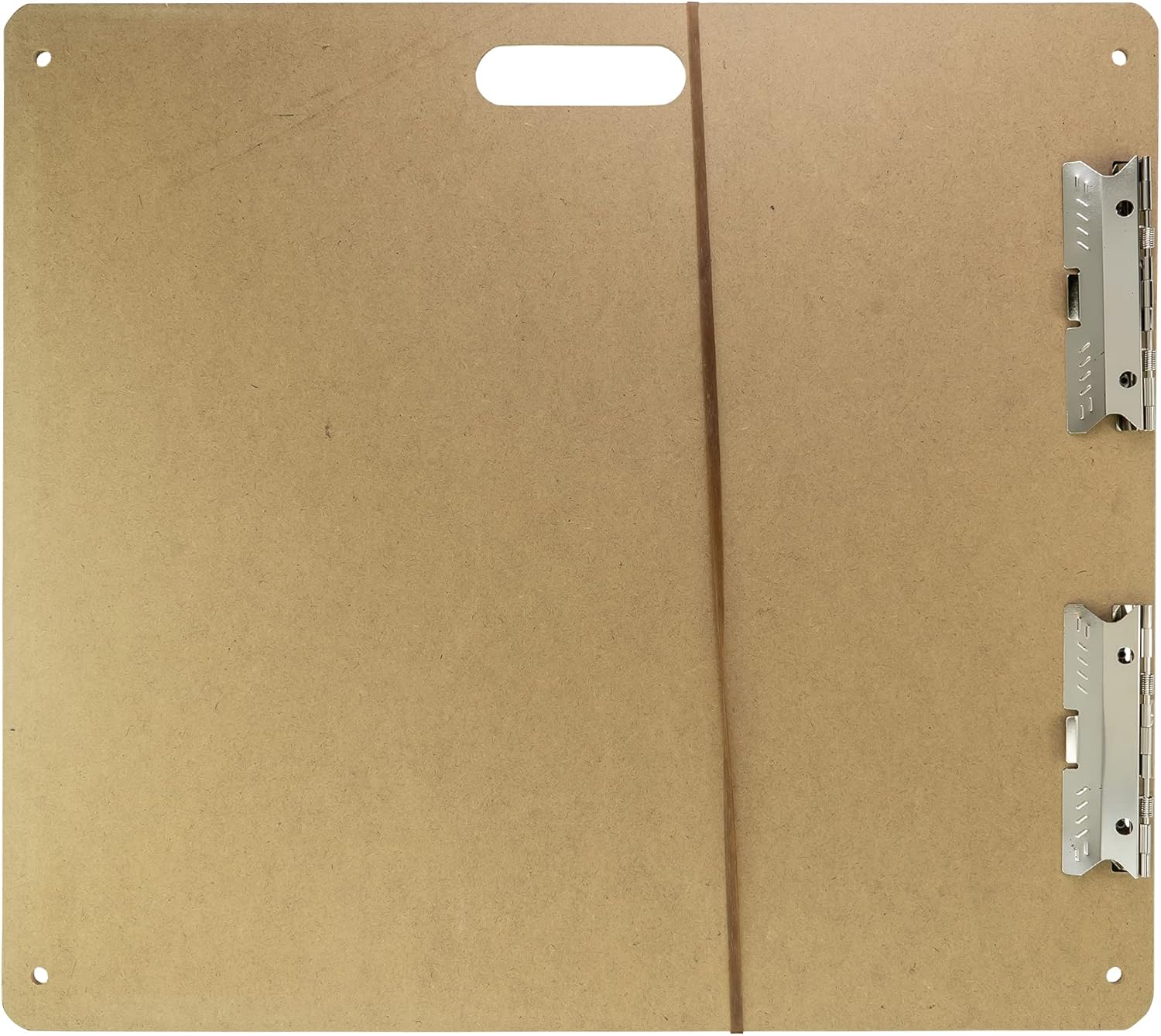 Pacific Arc Field Sketch Board, Masonite with Cutout Handle, Clip, and Strap Holes, 27 Inch X 38 Inch