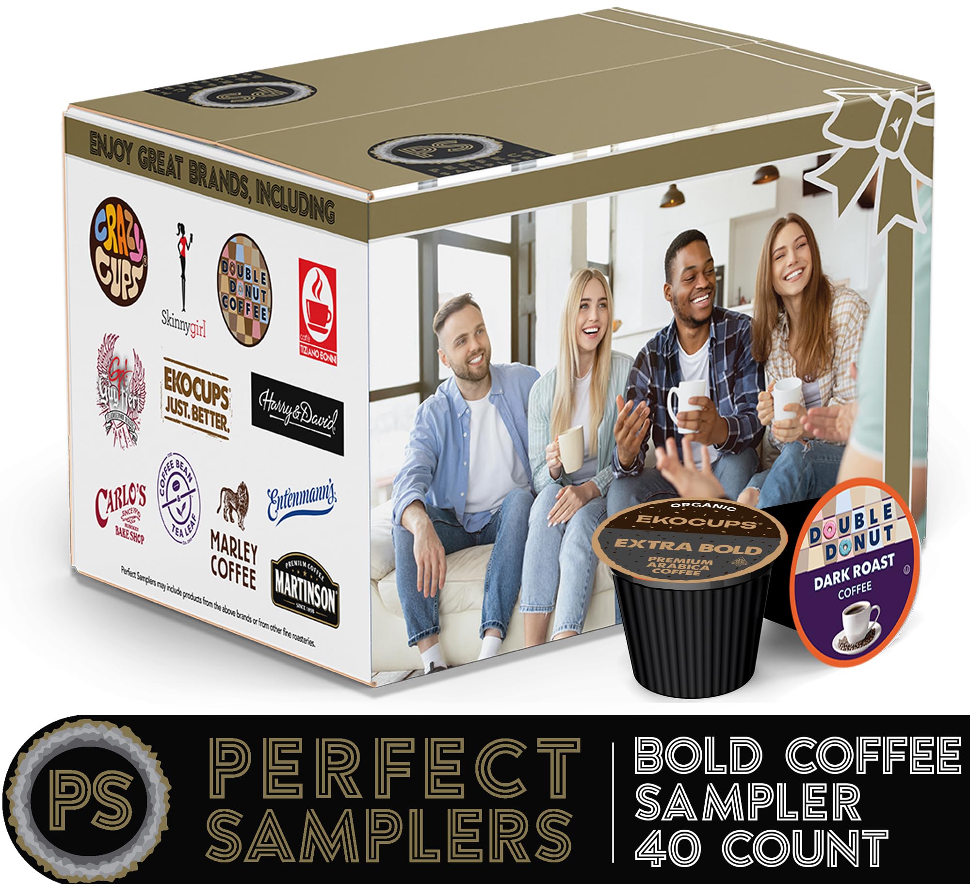 40-count BOLD & DARK ROAST COFFEE Single Serve Cups For Keurig K Cup Brewers Variety Pack Sampler