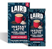 Vista 21 de Laird Superfood Chai Instant Latte con Adaptógenos - Polvo de Té Chai Instantáneo con Crema de Coco de Superalimentos - Sin Gluten, Sin