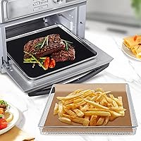 Vista 3 de Cesta para freidora de aire para horno, accesorios para freidora de aire Cuisinart, horno tostador, juego de hornear con cesta de freidora de aire