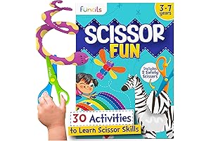 Toddler Cutting Books for Kids Ages 4-8: Empowering Fine Motor Skills