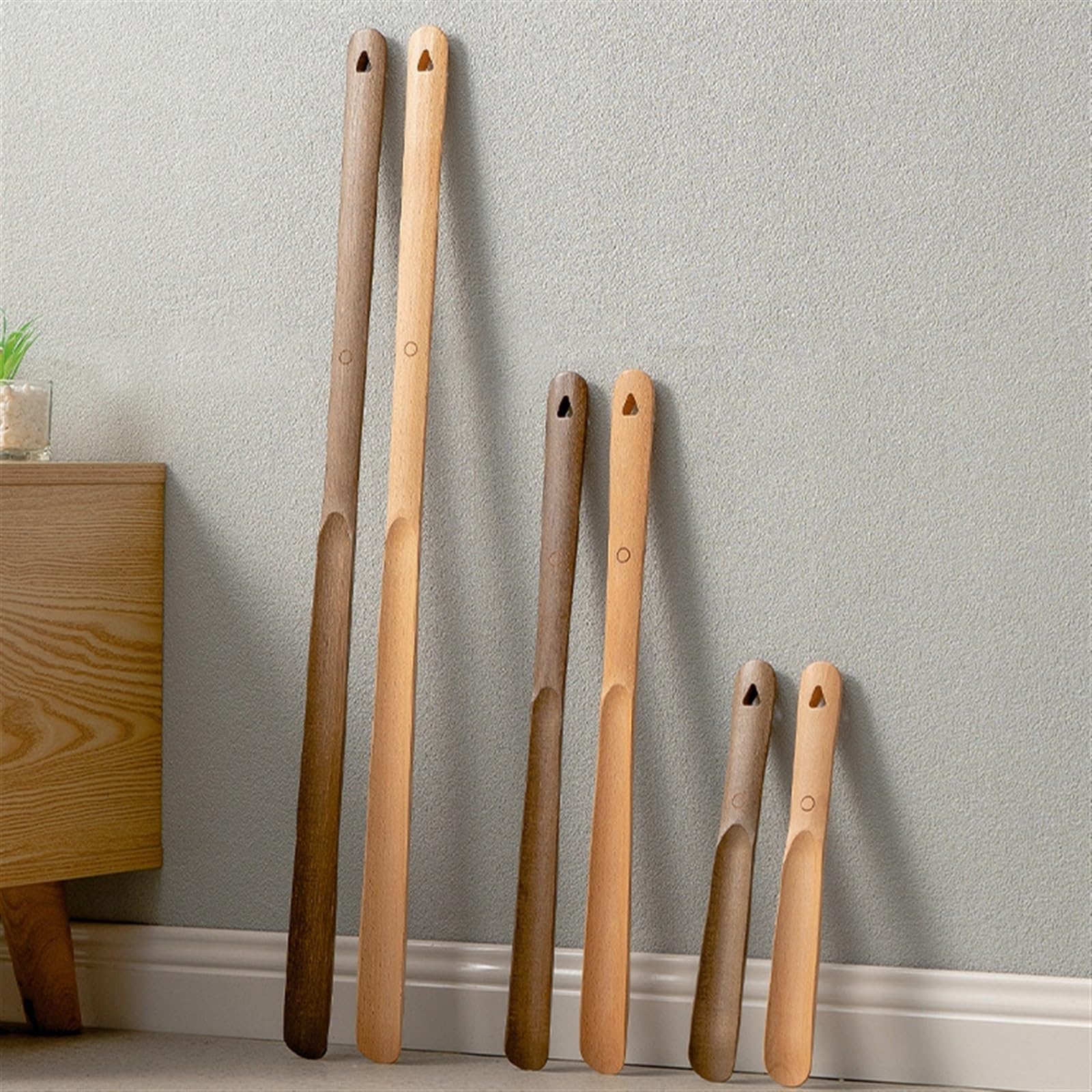 Cucharas para calzarse los zapatos, Calzador largo, resistente y fácil de usar, for hombres y mujeres, for viajes.