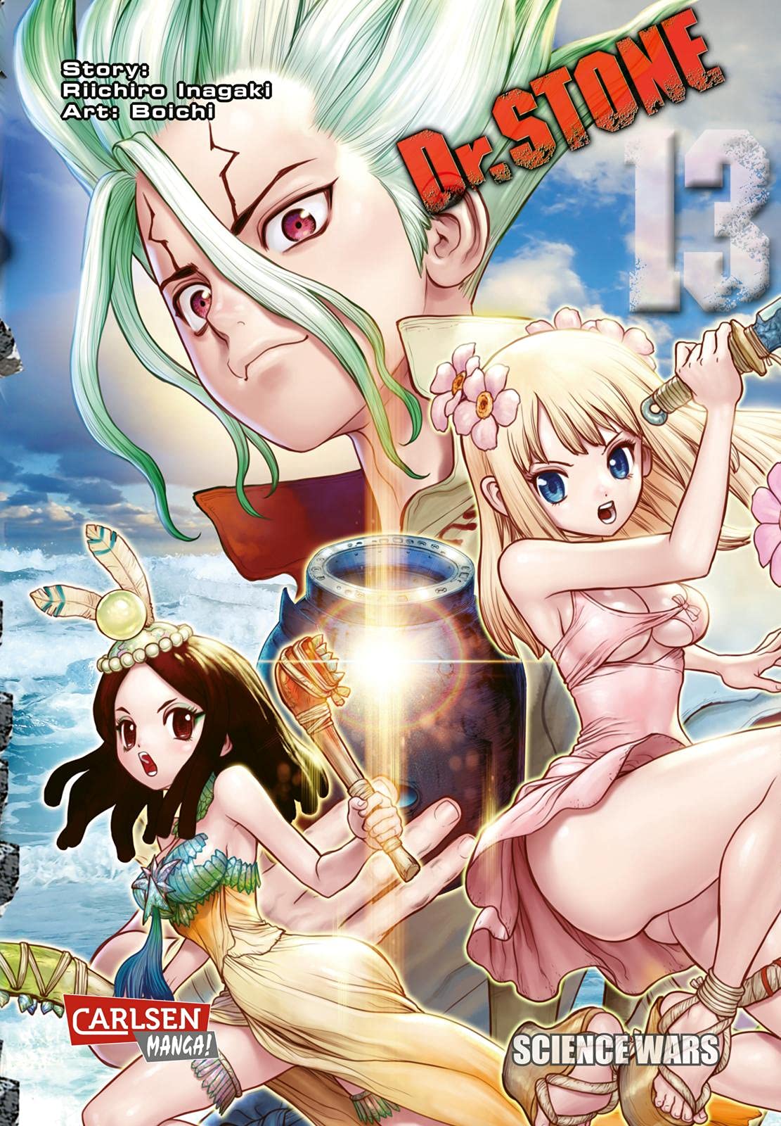 Dr. Stone 13: Verrückte Abenteuer, Action und Wissenschaft!