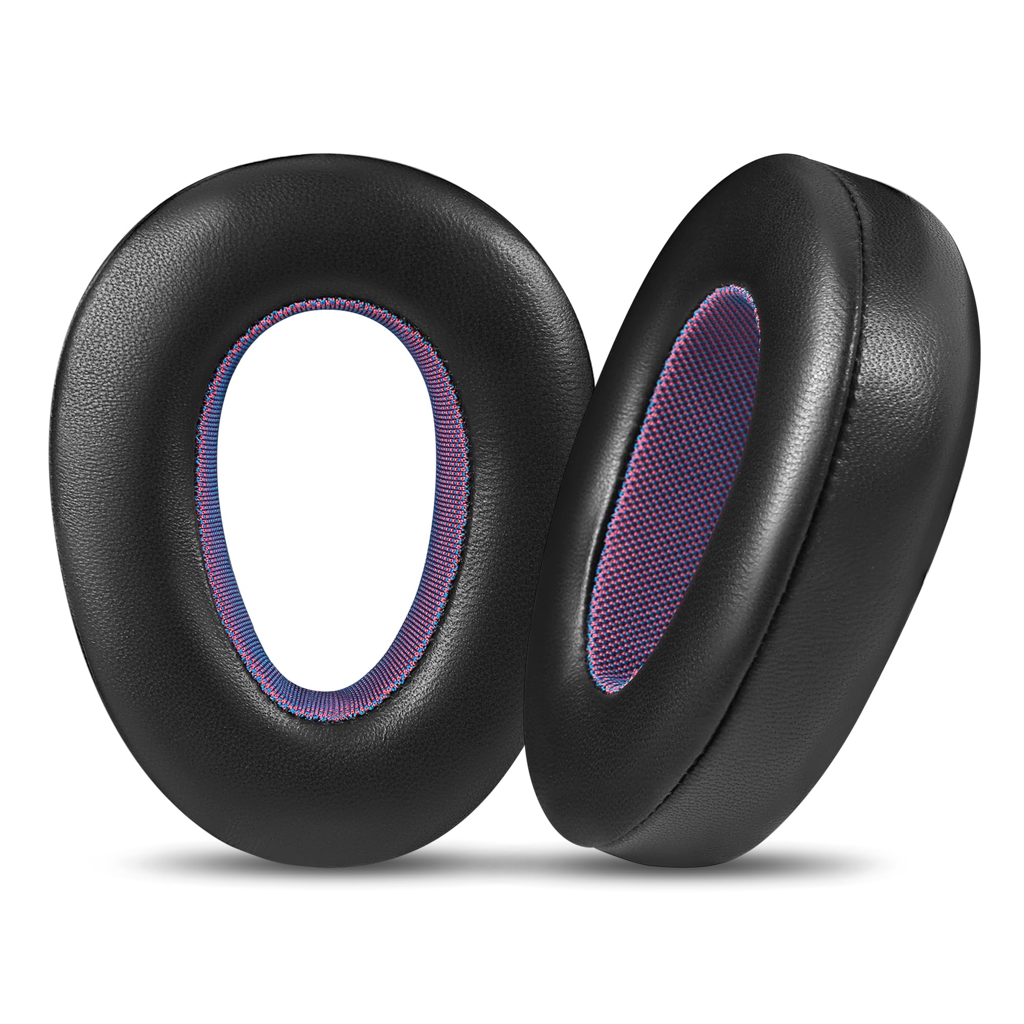 Jomwag Sheepskin Replacement Earpads Compatible for SENNHEISER PXC550/PXC480/MB660 UC Black/Purple