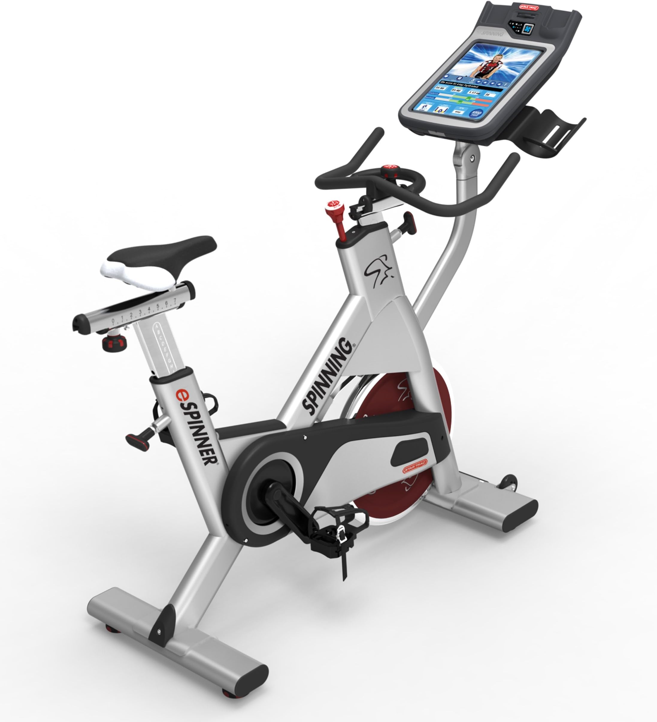Spinner eSpin Commercial Spin Bike by Mad Dogg Featuring One Million Customizable Rides