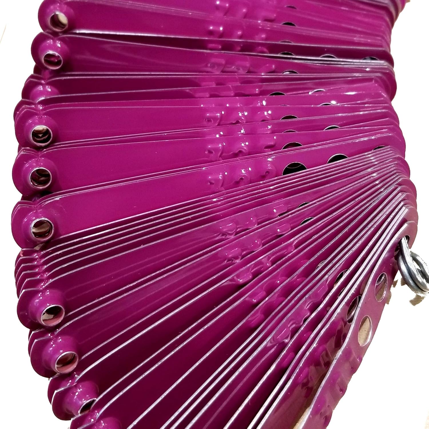 Pinnon Hatch Farms Leg Bands NOT Stamped Aluminum Chicken Poultry Duck Leg Identification Rings (200, Purple)