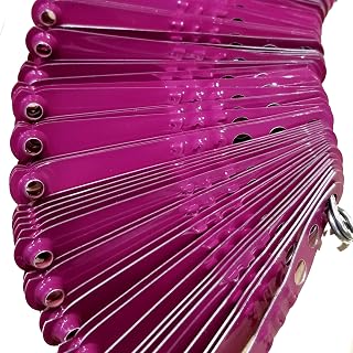 Pinnon Hatch Farms Leg Bands NOT Stamped Aluminum Chicken Poultry Duck Leg Identification Rings (100, Purple)