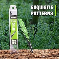 Vista 10 de WORKPRO Juego de hojas de sierra recíproca de madera de 5 piezas, 9 pulgadas, 5TPI, CR-V, kit de hojas de sierra de acero para Bosch, Black &