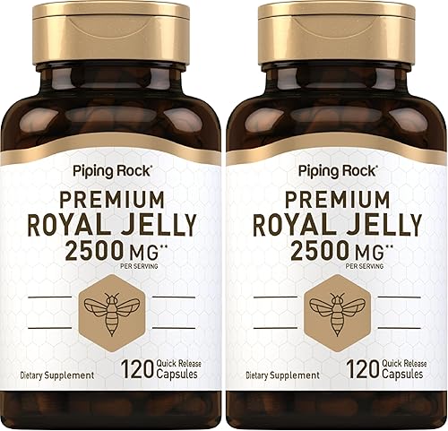 Miniatura 8 de Piping Rock Royal Jelly Cápsulas | 2500 mg | 120 pastillas | Suplemento para mujeres y hombres | Sin OMG, sin gluten
