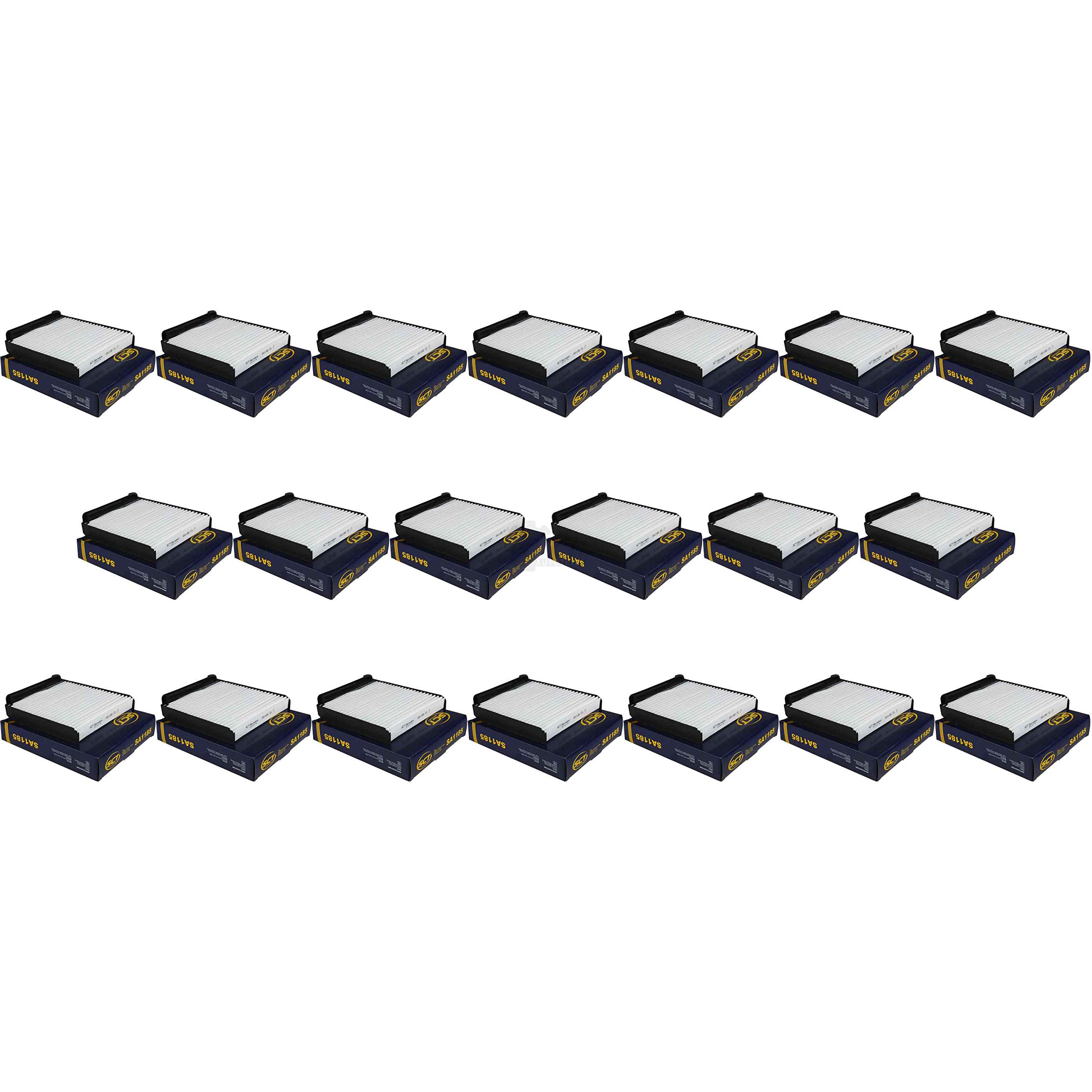 Juego de 20 filtros originales SCT 85512649 SA 1185 para habitáculo de aire