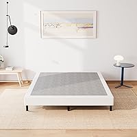 Vista 6 de RLDVAY Queen - Somier tamaño Queen de 4 pulgadas, base de colchón resistente, base de colchón de metal con funda de tela, fácil montaje, resistente