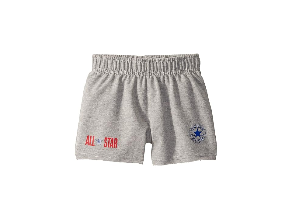 

Converse Kids All Star Raw Edge Shorts (Little Kids) (Dark Gray Heather) Girl's Shorts