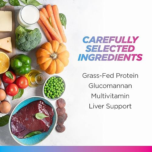 Vista 3 de Livingood Daily Polvo de colágeno sin sabor, 34 porciones, proteína de colágeno en polvo (colágeno tipo 1 y 3) más multivitamínico, cardo mariano