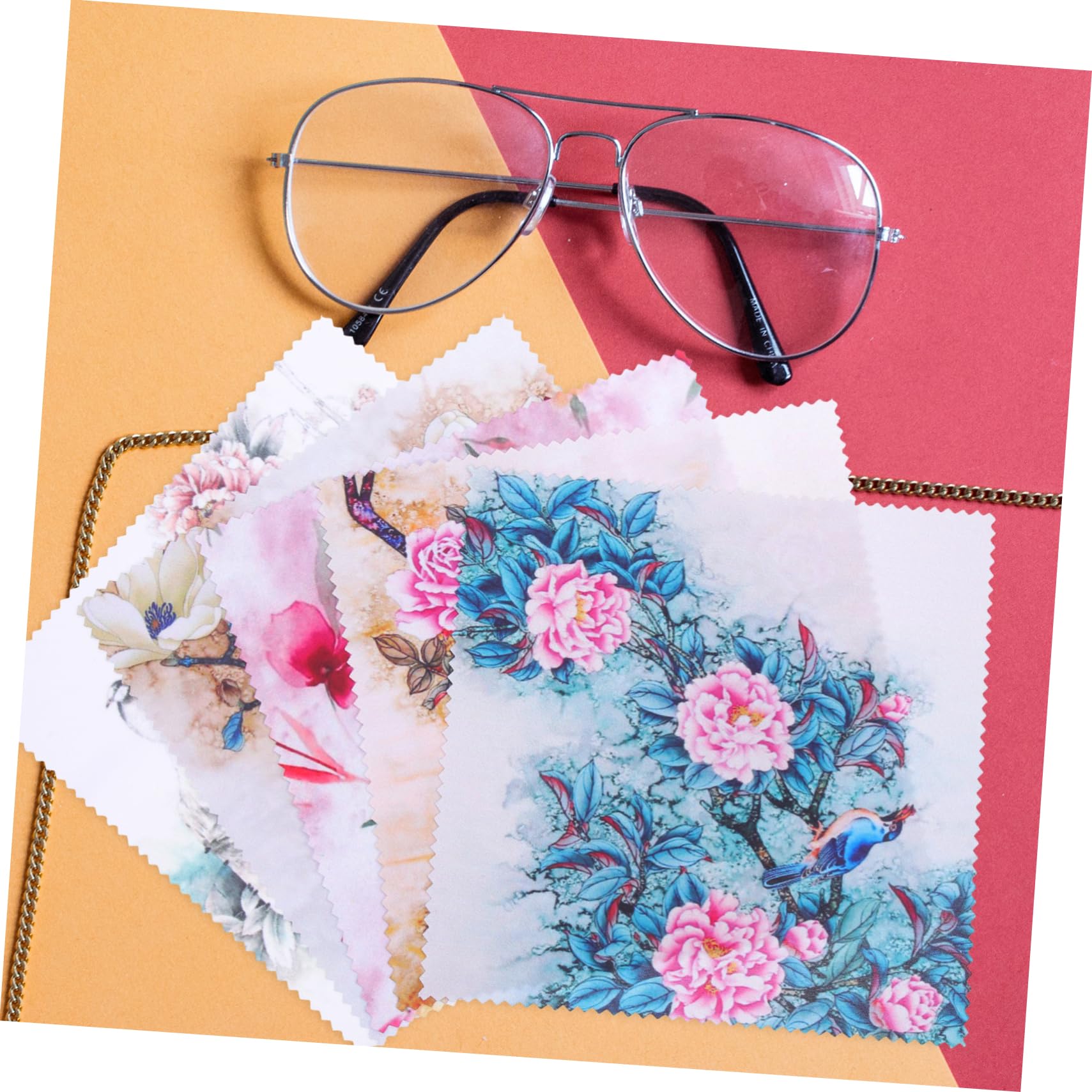 UKCOCO 30 Piezas Paño De Limpieza De Gafas Anteojos Toallitas Limpiadoras De Pantalla Paños De Limpieza De Pantalla Paños Limpios para Gafas Paño De Vidrio Lente Fibra Extrafina