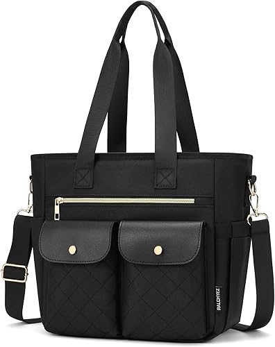 RalChyez Lonchera para mujer, bolsa de almuerzo grande a prueba de fugas para adultos, bolsa de almuerzo aislada con bolsillo de almacenamiento para