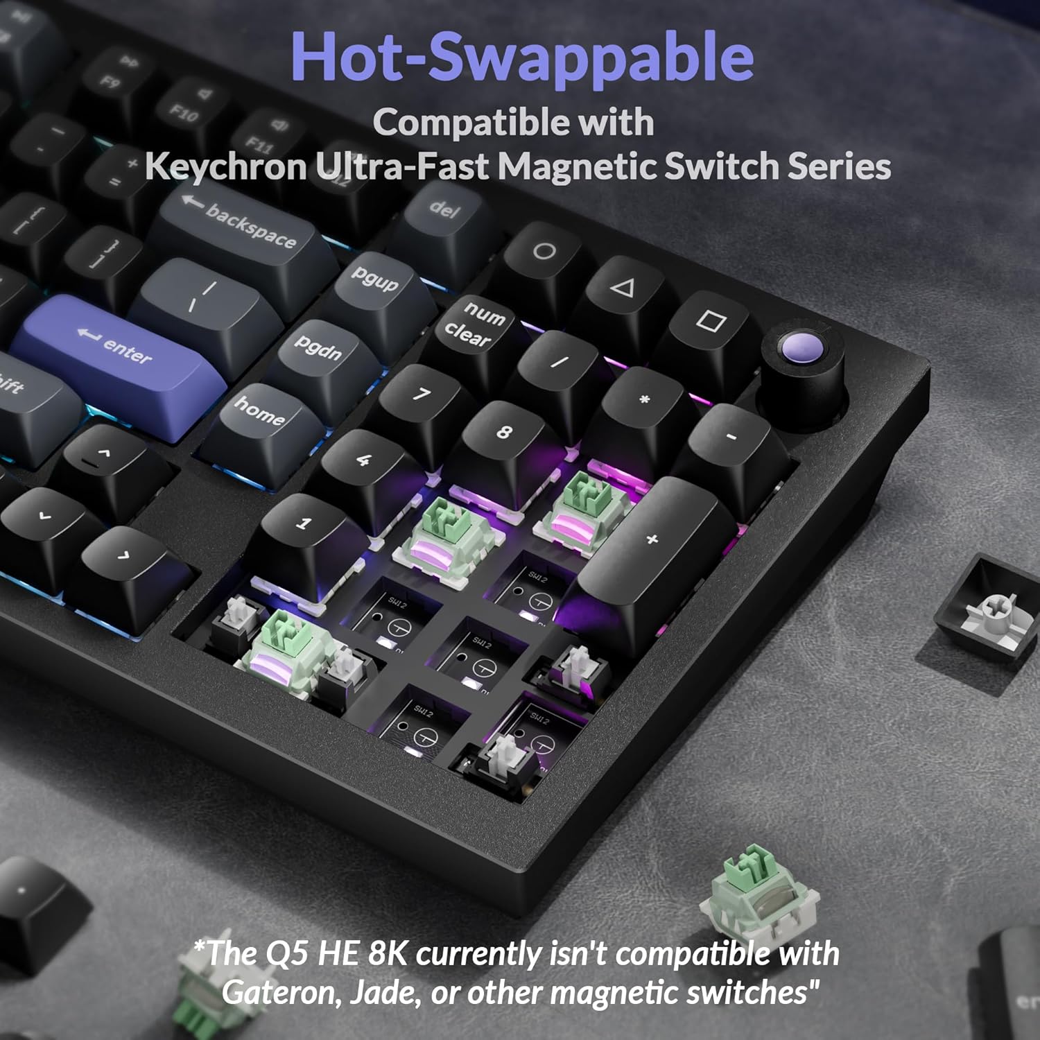 Best Keychron Q5 He 96% 8K Wired Hall Effect Gaming Keyboard, Rap... 2026