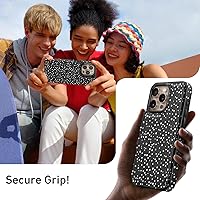 Vista 219 de LETO para iPhone 15 Pro Funda tipo cartera - Tapa tipo folio con patada - Diseños de moda - Tarjetero - Funda protectora para mujeres y niñas - 6.1