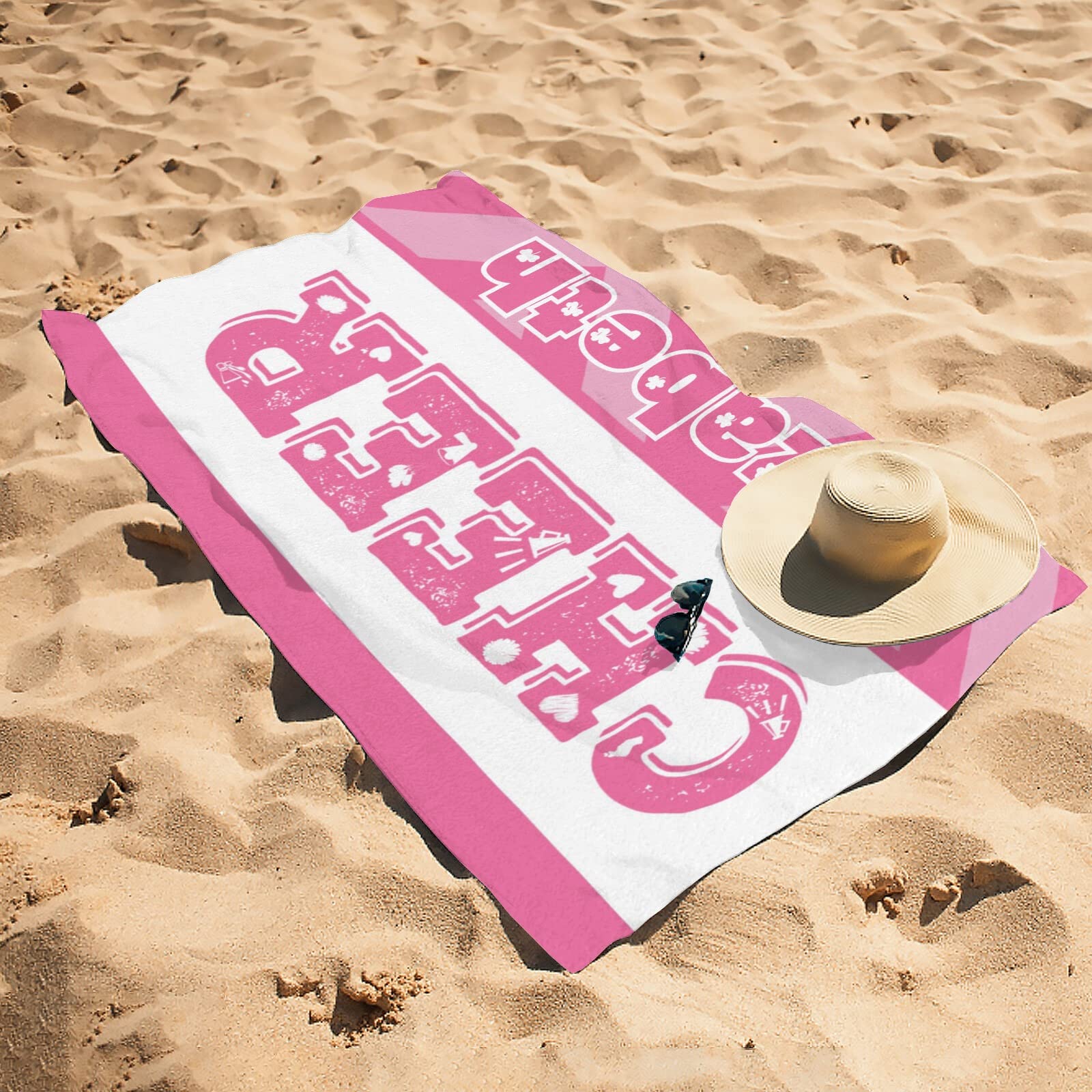 Personalized Name Beach Towel - Custom 30x60 Inch Microfiber Towel For Pool, Beach & Gifts - View #10