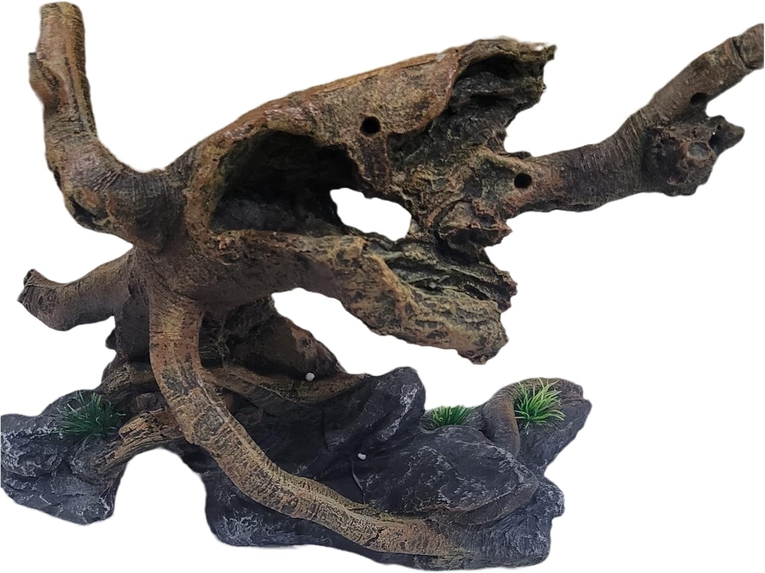 Large Fish Tank Decoration Fish Hideout Snake Ball Python Climbing Rest Sleep Tree Trunk Big Aquarium Ornament