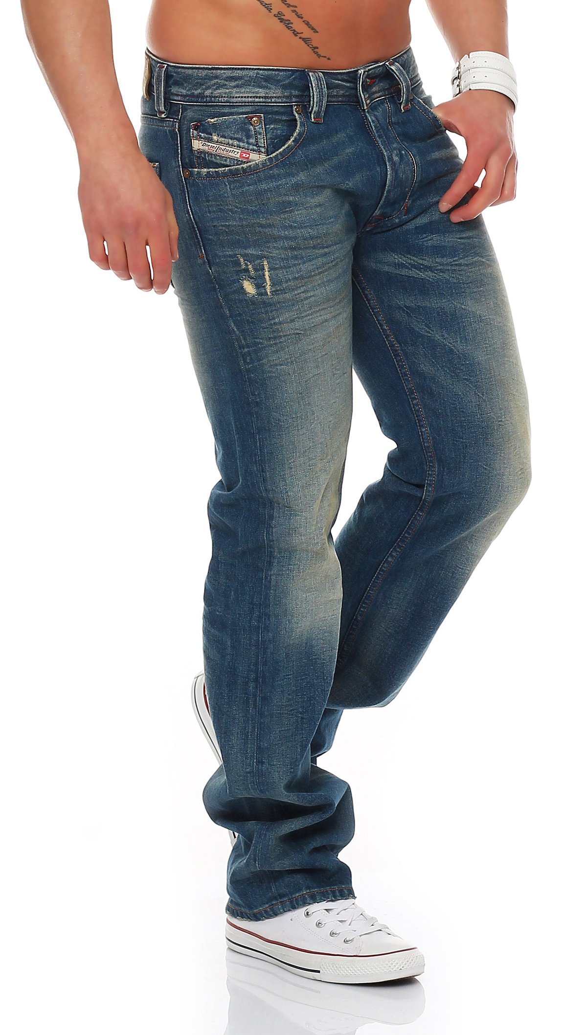 Diesel Men's Larkee Regular Straight Leg 0806p Jean