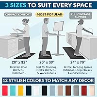 Vista 7 de ComfiLife - Alfombrilla antifatiga de 3/4 pulgadas de grosor para cocina o escritorio de pie, para hogar, duradera, resistente a las manchas