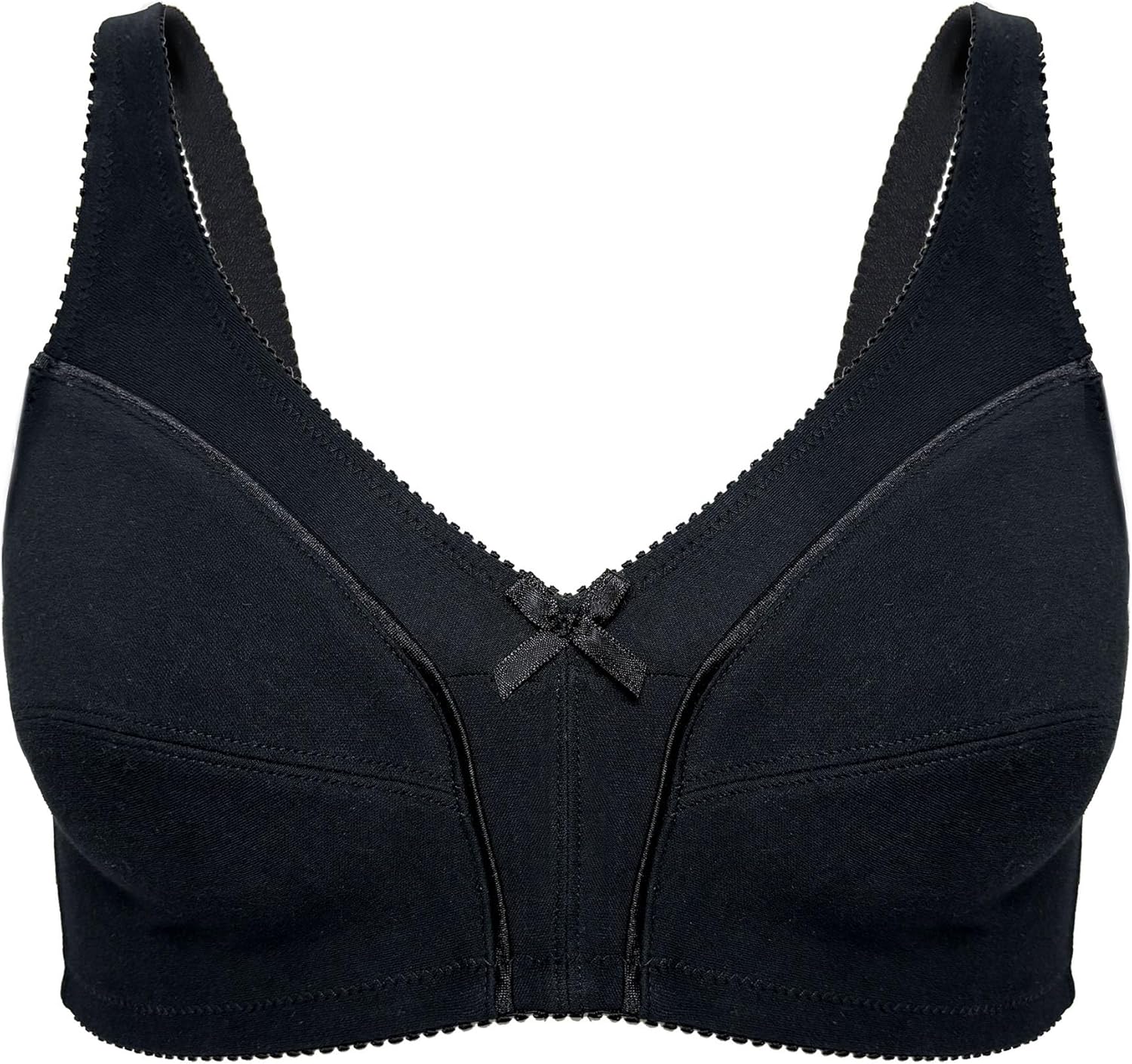 Bestform Womens 5006825 Comfortable Wireless Cotton Bra with Unlined Seamed Cups - Image 4