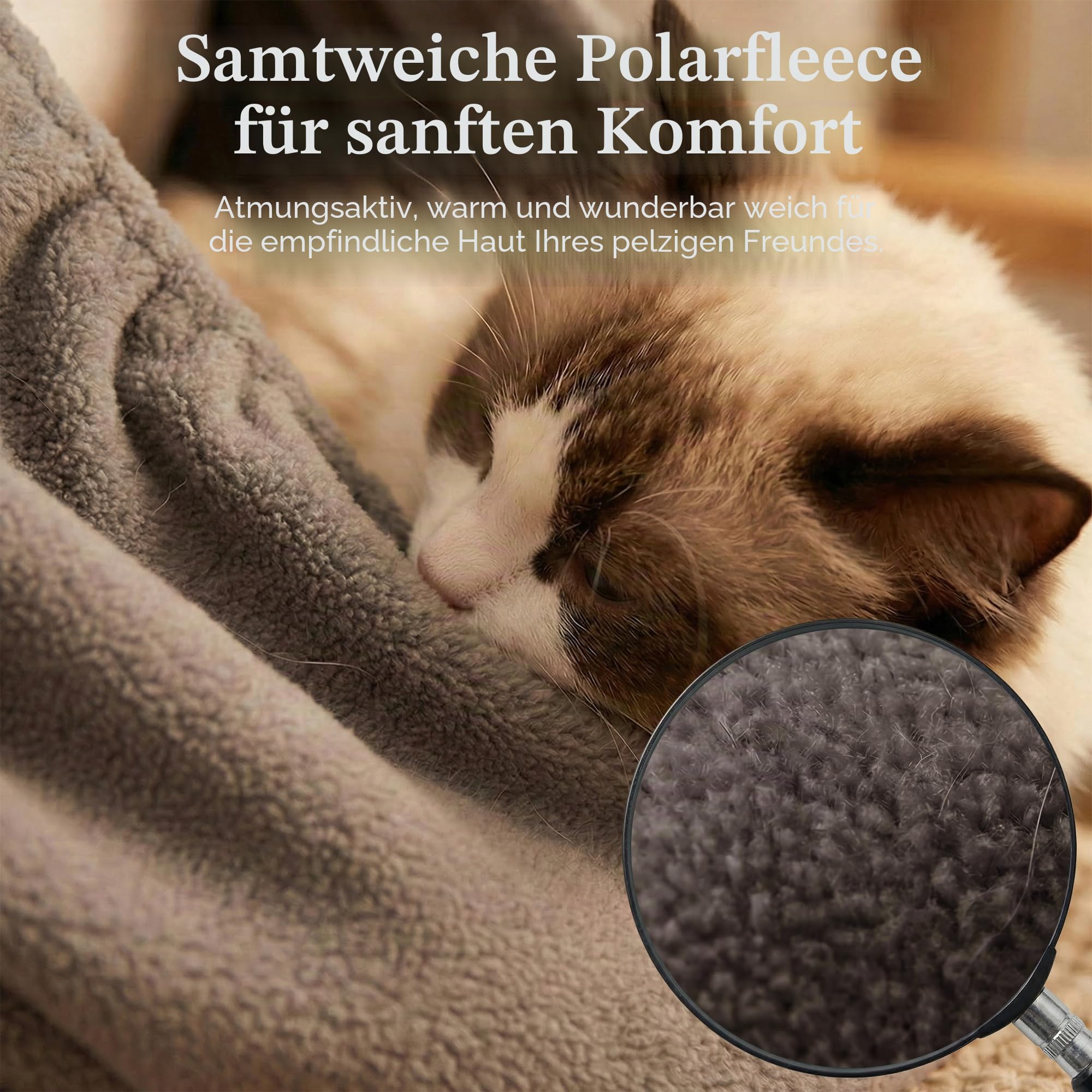 Katzen-Tragetasche, trägerlose Haustier-Tragetasche für kleine Hunde & Katzen - Weiche atmungsaktive Kitten Pubby Tragetasche Beruhigende Känguru-Tasche, zum Kuscheln drinnen & für Reisen
