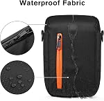 S-Zone Camera Insert Bag Waterproof Lens Cube Case Compatible with Nikon Canon