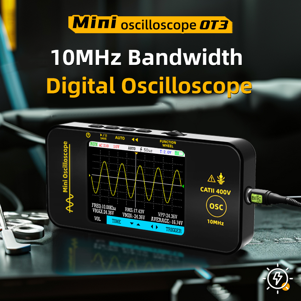 703S 3 in 1 Handheld Oszilloskop Multimeter DDS Generator, Zweikanal