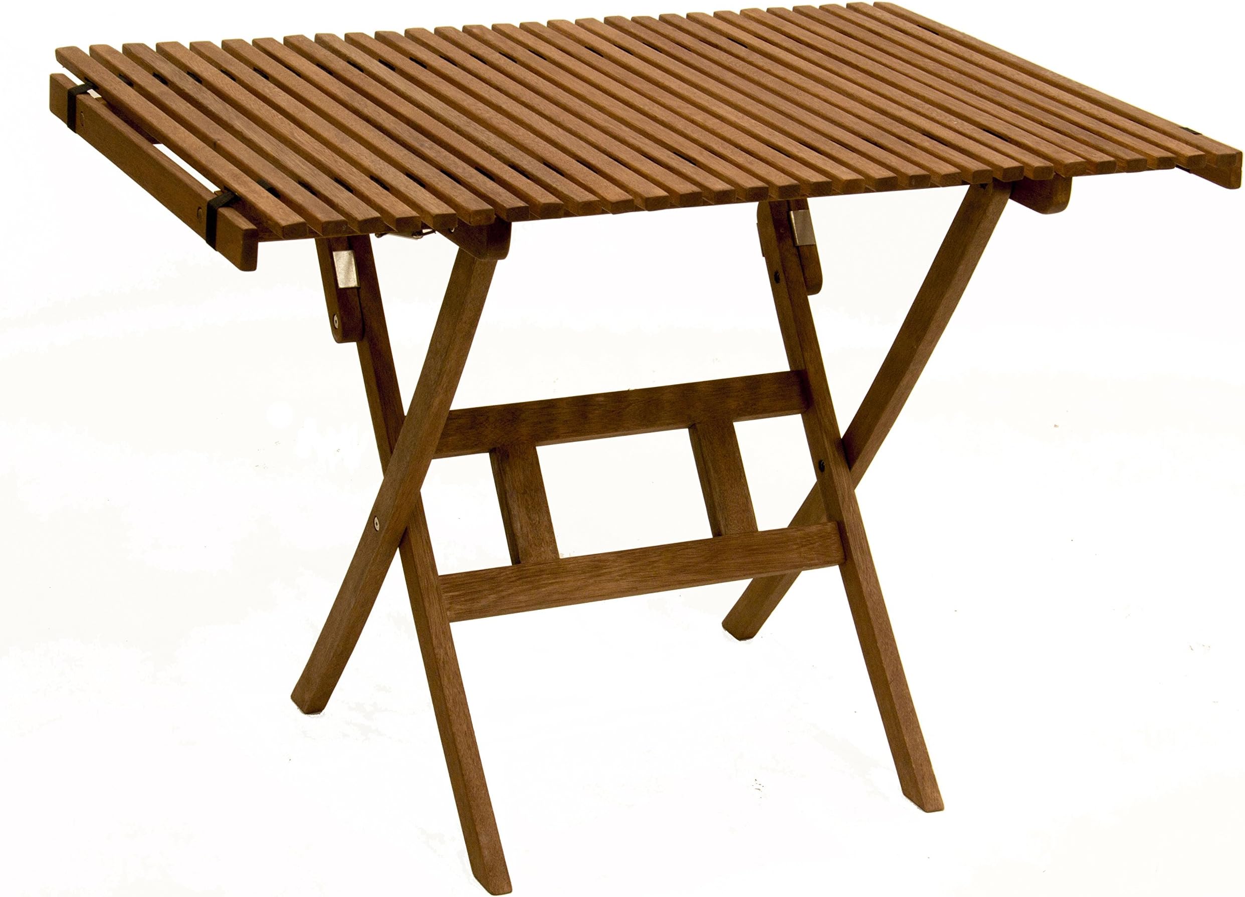 BYER OF MAINE - Pangean Roll Top Folding Wood Table, Hardwood Portable Table for Bistro, Deck, or Camping, Use Indoors or Outdoors