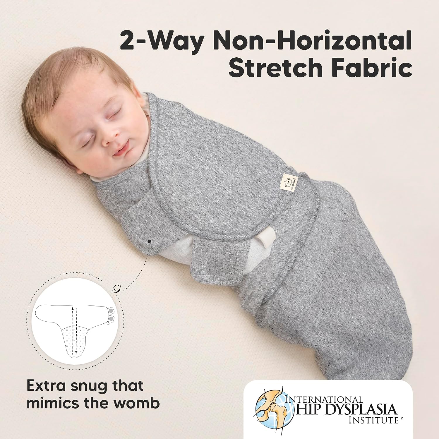 KeaBabies 3-Pack Organic Baby Swaddles for Newborns, Infant (Cloud, 0-3M) | Baby Girls, Boys, Soft Organic Cotton, Snug, Newborn Swaddle Sleep Sack, Nursery Swaddling Blankets thumbnail