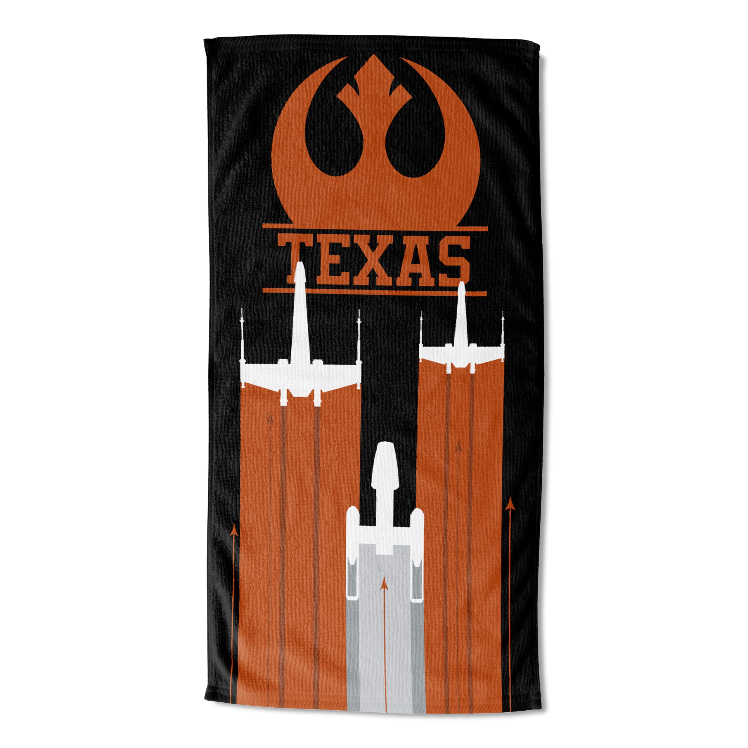 Northwest NCAA Texas Longhorns Star Wars Beach Towel, 30" x 60", Battletime