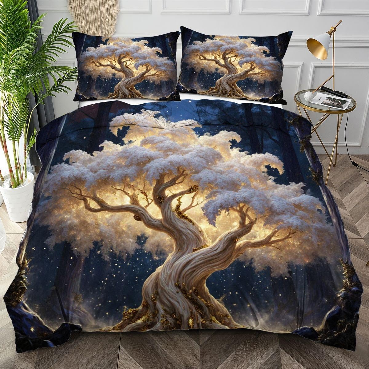 Housse de couette 140x200 AW5288 au tissage microfibre résistant et finitions soignées