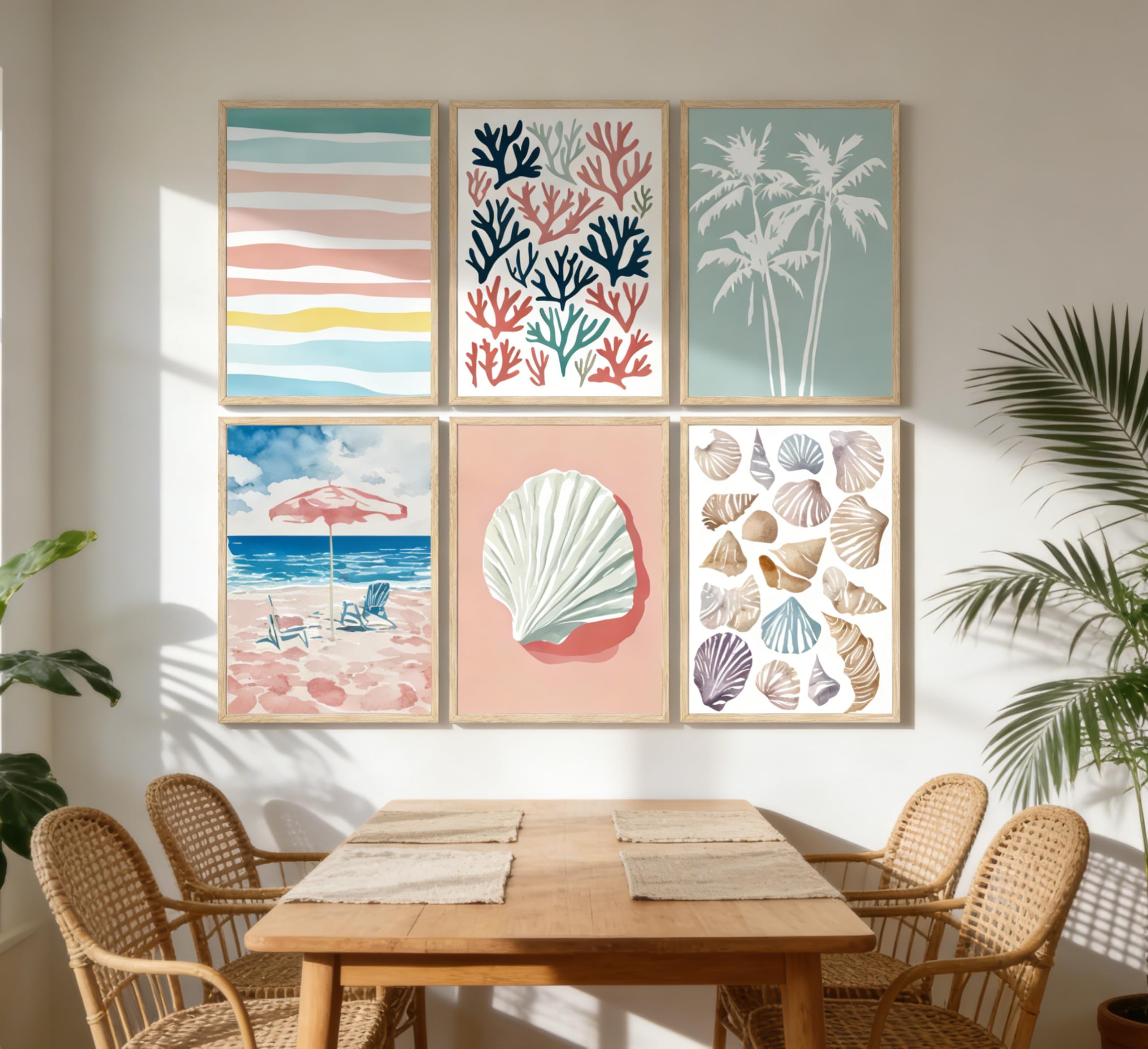 Coastal Wall Art - Boho Beach Prints -8