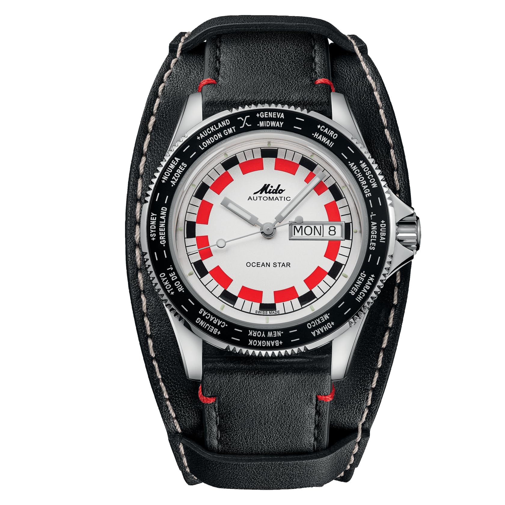 MIDO Ocean Star Worldtimer M026.830.16.030.00 Herren Automatikuhr