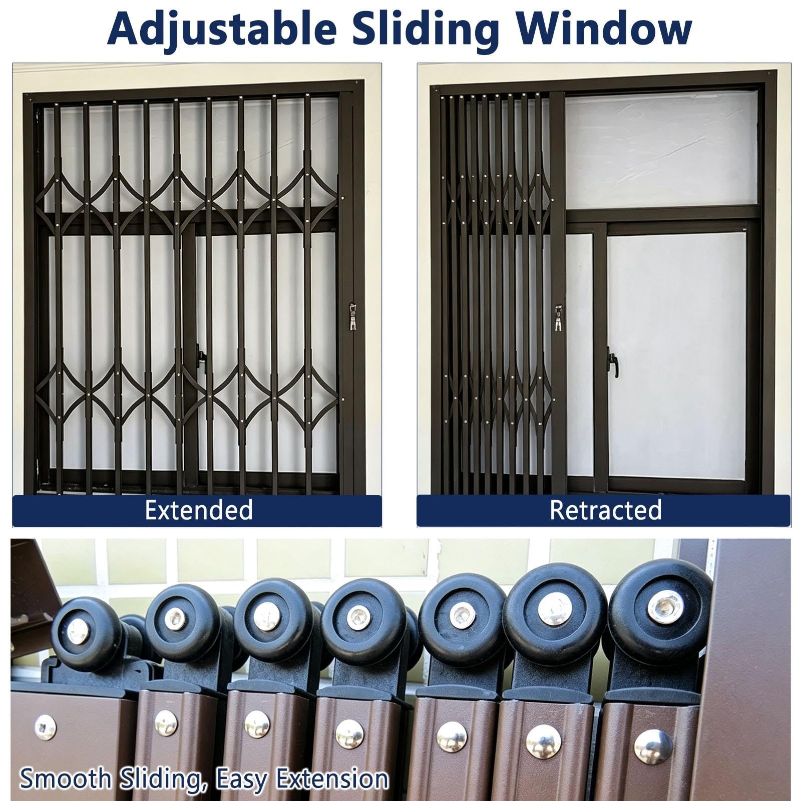 Rejilla Seguridad Ventana Apartamento Corredera Aluminio
