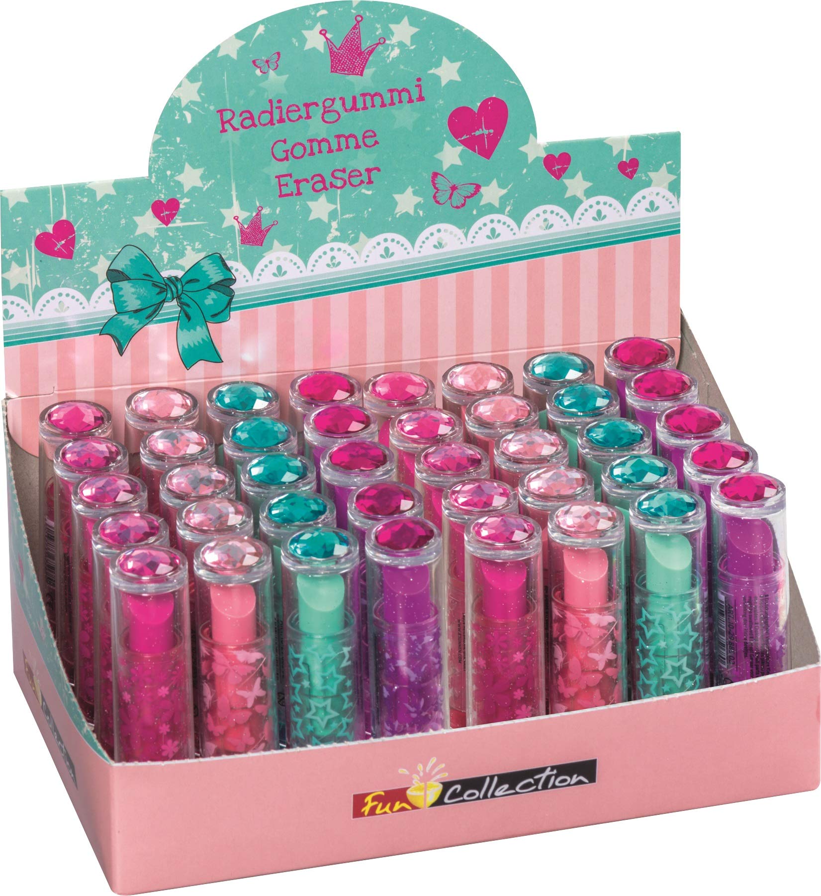 Display Radiergummi Lipstick Girls