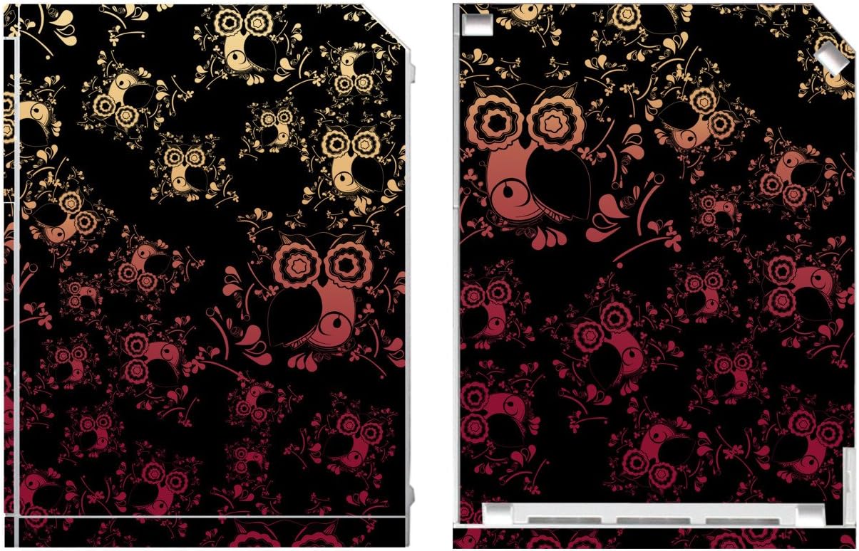 'Disagu Design Skin for Nintendo Wii stehend – Motif owl Design Black