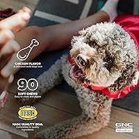Vista 9 de GNC Pets Advanced Suplementos para perros, apoyo cardiovascular y masticables para la salud del corazón para perros, suplemento suave para mascotas