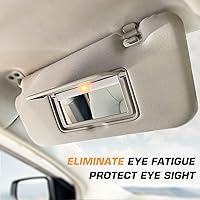 Vista 6 de TadaMark Visera solar derecha del lado del pasajero Compatible con Nissan Pathfinder 2013 2014 2015 2016 2017 2018 Infiniti QX60 2014 2015 2016 2017